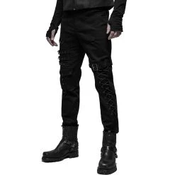 PUNK RAVE Pantalon 'Tierney' Noir 26 PUNK RAVE Pantalon 'Tierney' Noir -ALCHEMY GOTHIC shop pantalon tierney noir 8