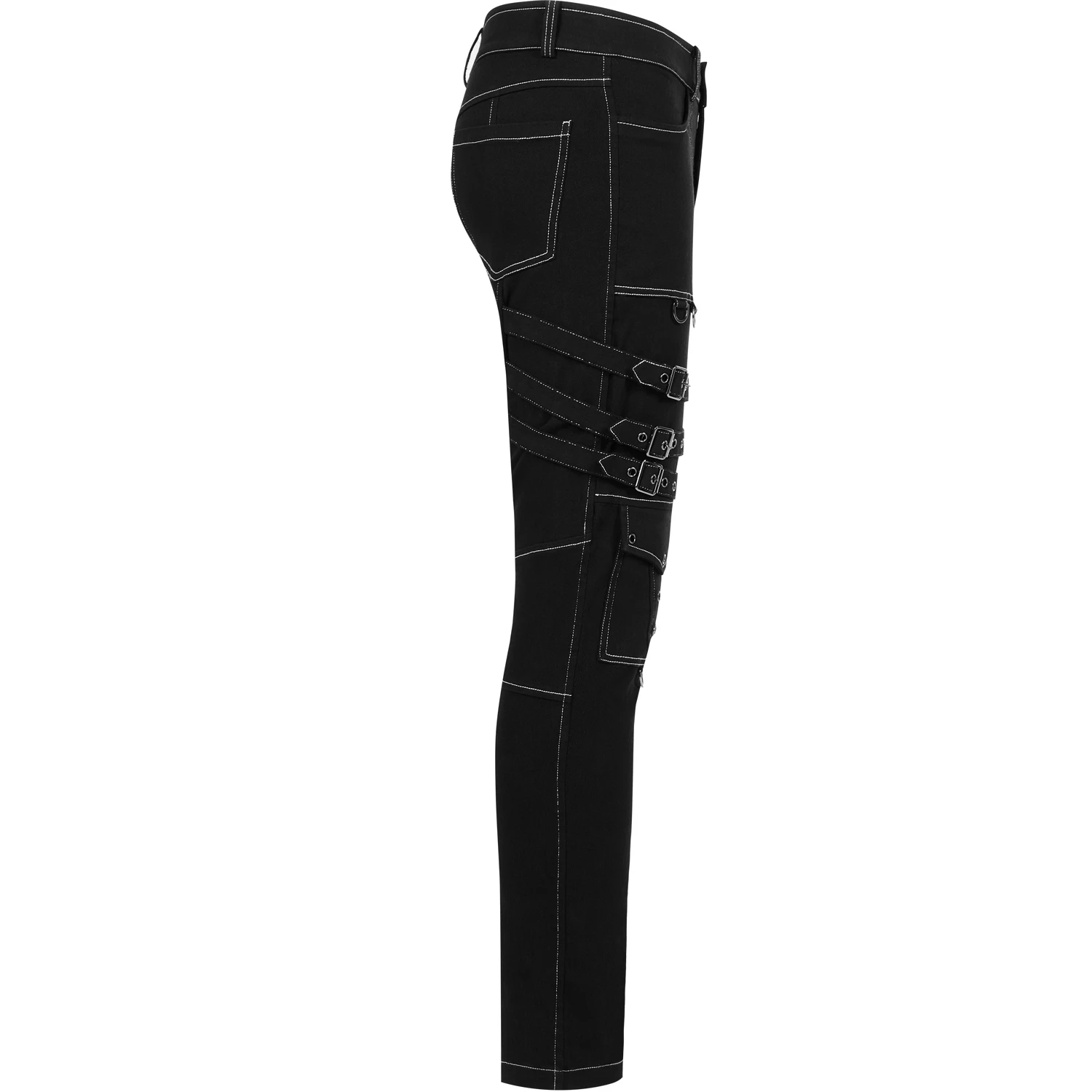 PUNK RAVE Pantalon 'Tierney' Noir Et Blanc 19 PUNK RAVE Pantalon 'Tierney' Noir Et Blanc – Image 17