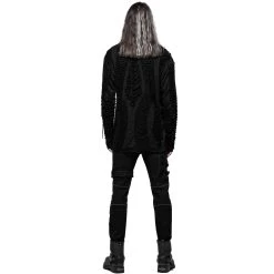 PUNK RAVE Pantalon 'Tierney' Noir Et Blanc 24 PUNK RAVE Pantalon 'Tierney' Noir Et Blanc -ALCHEMY GOTHIC shop pantalon tierney noir et blanc 2