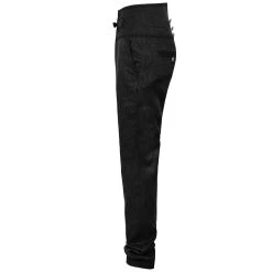 PUNK RAVE Pantalon 'Torero' En Brocart Noir -ALCHEMY GOTHIC shop pantalon torero en brocart noir 9