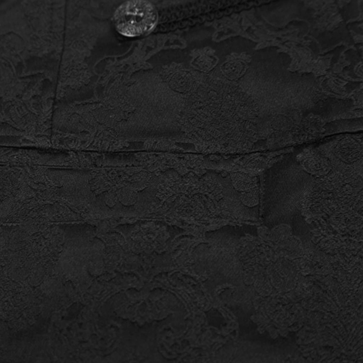 PUNK RAVE Pantalon 'Vampyr' En Brocart Noir 19 PUNK RAVE Pantalon 'Vampyr' En Brocart Noir – Image 17