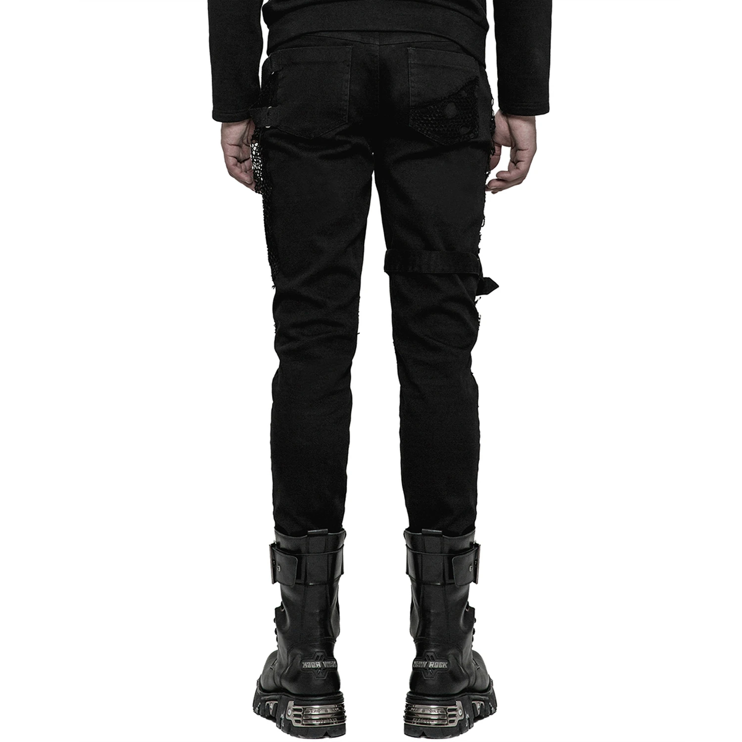 PUNK RAVE Pantalon Vintage 'Nazgul' Noir 9 PUNK RAVE Pantalon Vintage 'Nazgul' Noir – Image 7