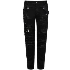 PUNK RAVE Pantalon Vintage 'Nazgul' Noir 25 PUNK RAVE Pantalon Vintage 'Nazgul' Noir -ALCHEMY GOTHIC shop pantalon vintage nazgul noir 8