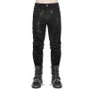 DEVIL FASHION Pantalon 'Wasteland' En Jean Noir -ALCHEMY GOTHIC shop pantalon wasteland en jean noir