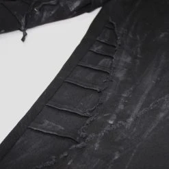 DEVIL FASHION Pantalon 'Wasteland' En Jean Noir 31 DEVIL FASHION Pantalon 'Wasteland' En Jean Noir -ALCHEMY GOTHIC shop pantalon wasteland en jean noir 13