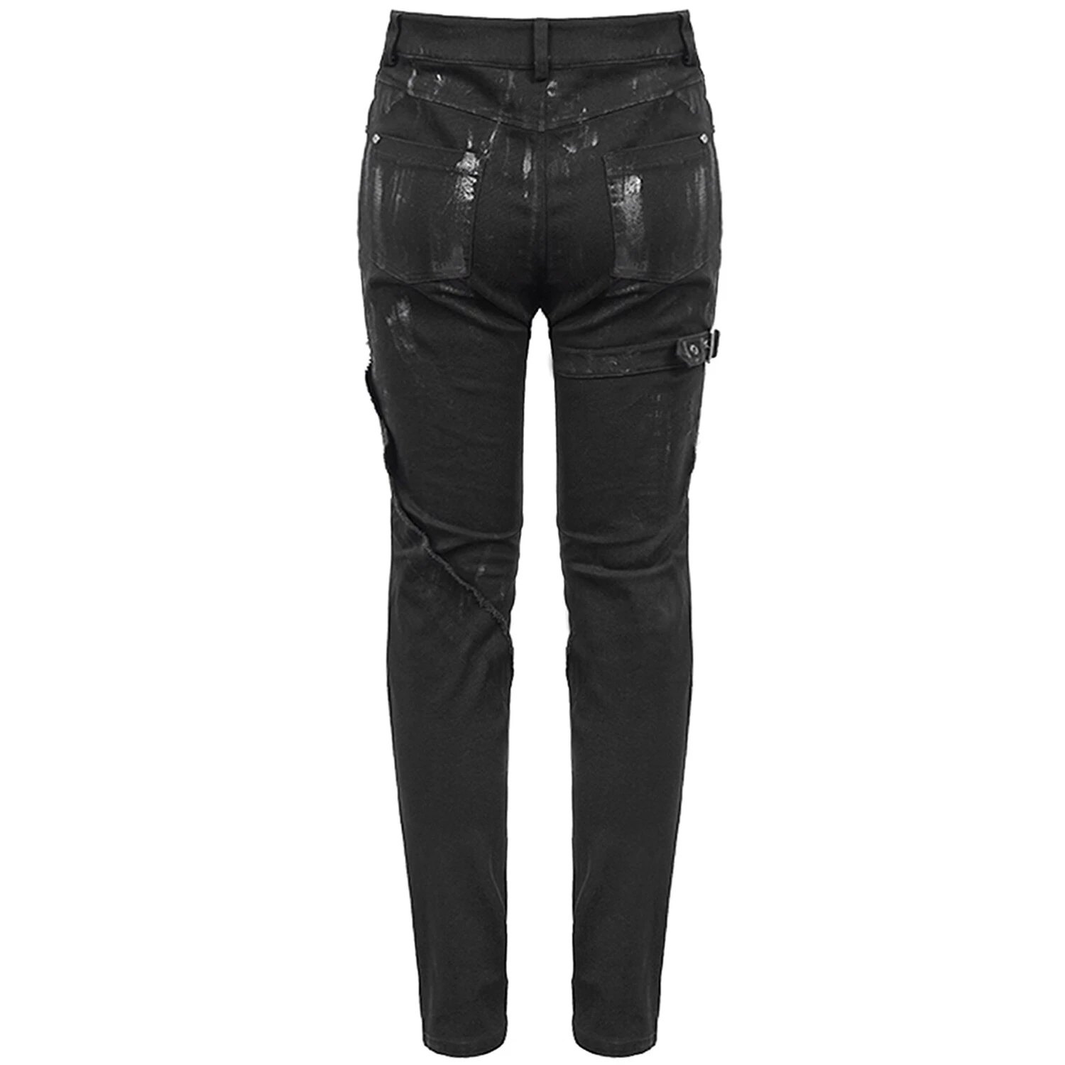 DEVIL FASHION Pantalon 'Wasteland' En Jean Noir 11 DEVIL FASHION Pantalon 'Wasteland' En Jean Noir – Image 9