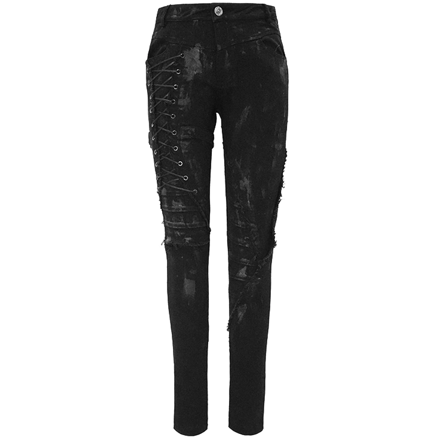 DEVIL FASHION Pantalon 'Wasteland' Noir Pour Femmes 13 DEVIL FASHION Pantalon 'Wasteland' Noir Pour Femmes – Image 11