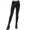 DEVIL FASHION Pantalon 'Wasteland' Noir Pour Femmes 1 DEVIL FASHION Pantalon 'Wasteland' Noir Pour Femmes -ALCHEMY GOTHIC shop pantalon wasteland noir pour femmes