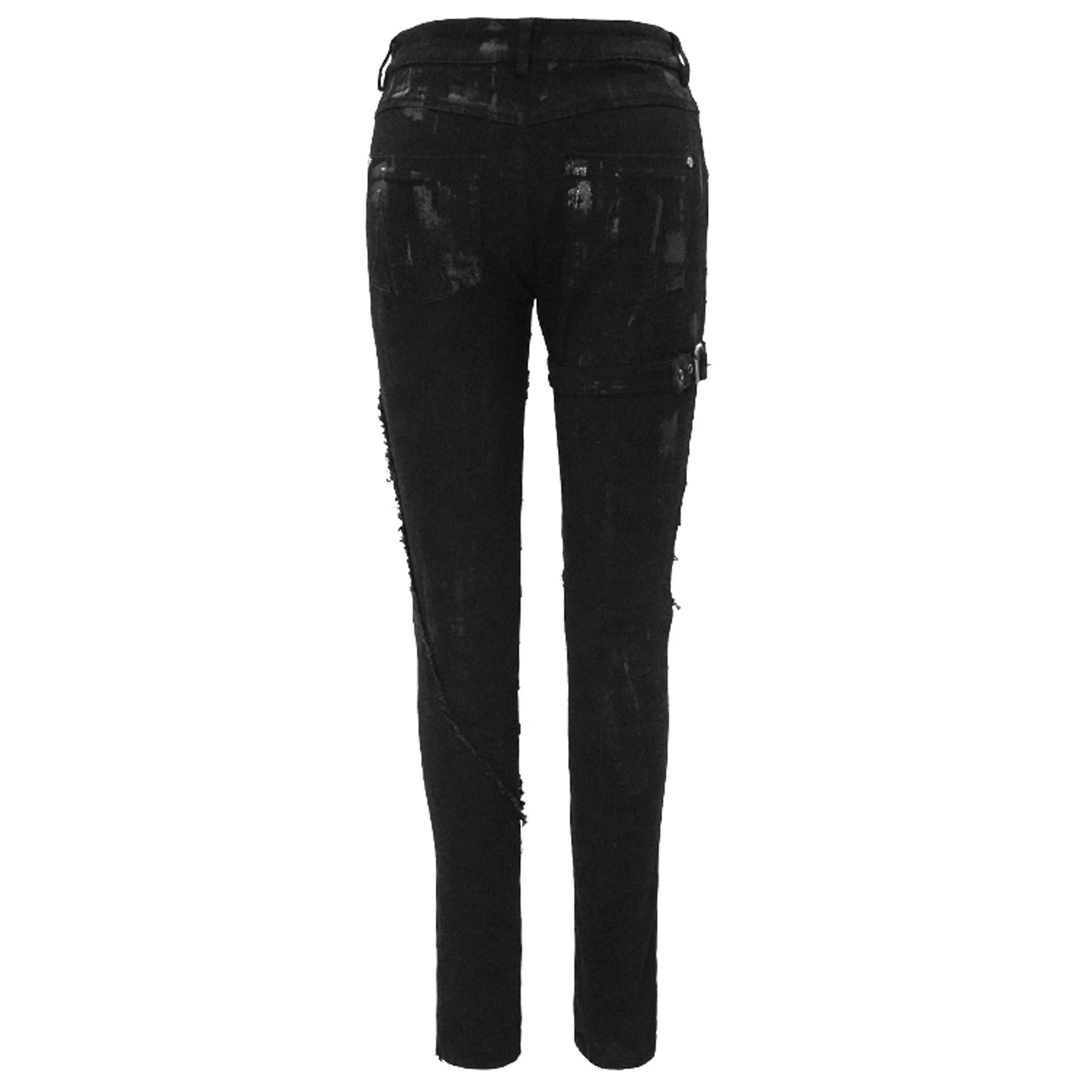 DEVIL FASHION Pantalon 'Wasteland' Noir Pour Femmes 14 DEVIL FASHION Pantalon 'Wasteland' Noir Pour Femmes – Image 12