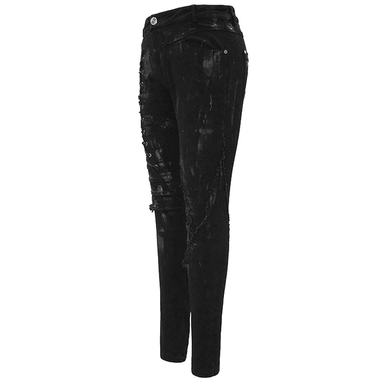 DEVIL FASHION Pantalon 'Wasteland' Noir Pour Femmes 16 DEVIL FASHION Pantalon 'Wasteland' Noir Pour Femmes – Image 14