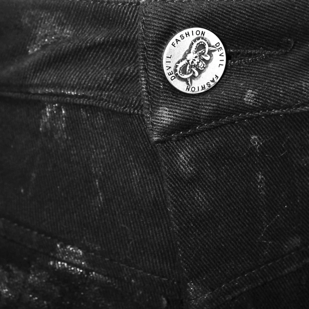 DEVIL FASHION Pantalon 'Wasteland' Noir Pour Femmes 21 DEVIL FASHION Pantalon 'Wasteland' Noir Pour Femmes – Image 19