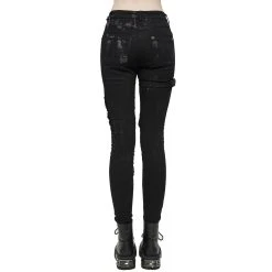DEVIL FASHION Pantalon 'Wasteland' Noir Pour Femmes 26 DEVIL FASHION Pantalon 'Wasteland' Noir Pour Femmes -ALCHEMY GOTHIC shop pantalon wasteland noir pour femmes 5