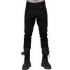 PUNK RAVE Pantalon 'Wolfram' Noir -ALCHEMY GOTHIC shop pantalon wolfram noir