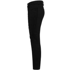 PUNK RAVE Pantalon 'Wolfram' Noir -ALCHEMY GOTHIC shop pantalon wolfram noir 11