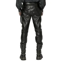 PUNK RAVE Pantalon 'Xanthus' En Simili Cuir Noir 38 PUNK RAVE Pantalon 'Xanthus' En Simili Cuir Noir -ALCHEMY GOTHIC shop pantalon xanthus en simili cuir noir 16