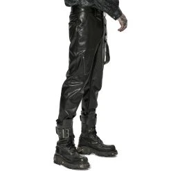 PUNK RAVE Pantalon 'Xanthus' En Simili Cuir Noir 39 PUNK RAVE Pantalon 'Xanthus' En Simili Cuir Noir -ALCHEMY GOTHIC shop pantalon xanthus en simili cuir noir 17