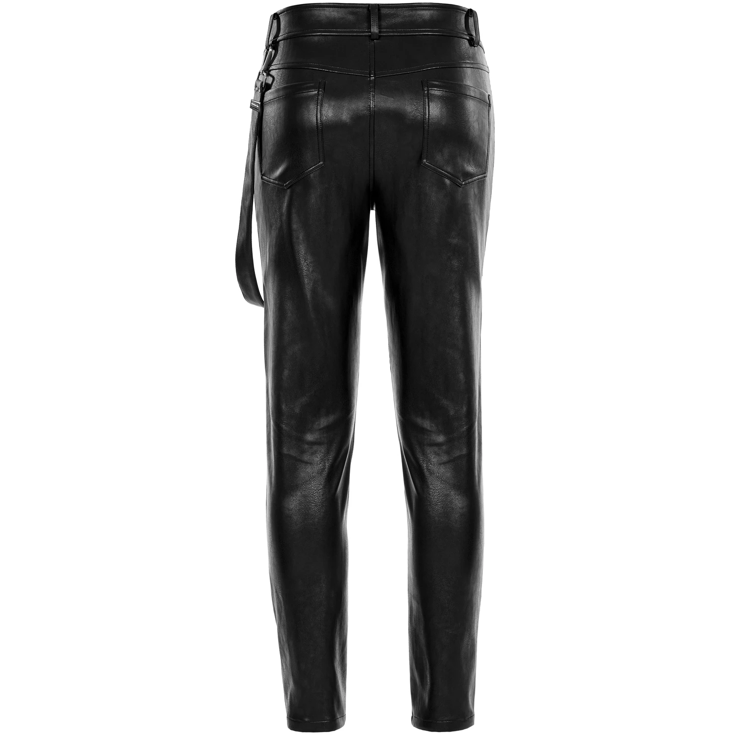 PUNK RAVE Pantalon 'Xanthus' En Simili Cuir Noir 22 PUNK RAVE Pantalon 'Xanthus' En Simili Cuir Noir – Image 20