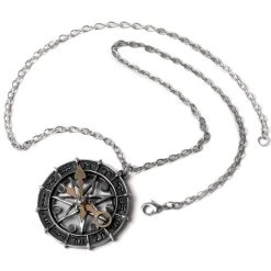 ALCHEMY GOTHIC Pendentif 'Astro-Lunial Compass' -ALCHEMY GOTHIC shop pendentif astro lunial compass 1