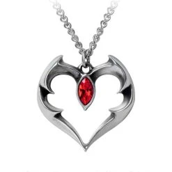 ALCHEMY GOTHIC Pendentif 'Batheart - The Vampire's Kiss'