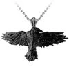 Alchemy Metal-Wear Pendentif 'Black Raven' -ALCHEMY GOTHIC shop pendentif black raven
