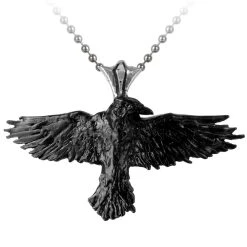 Alchemy Metal-Wear Pendentif 'Black Raven'