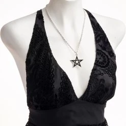 ALCHEMY GOTHIC Pendentif 'Black Star' -ALCHEMY GOTHIC shop pendentif black star 3
