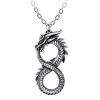 ALCHEMY GOTHIC Pendentif 'Infinity Dragon'