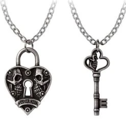 ALCHEMY GOTHIC Pendentif 'Key To Eternity' -ALCHEMY GOTHIC shop pendentif key to eternity 3
