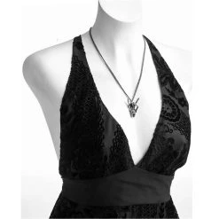 ALCHEMY GOTHIC Pendentif 'Maloik Sign Of The Horns : Maschio' 7 ALCHEMY GOTHIC Pendentif 'Maloik Sign Of The Horns : Maschio' -ALCHEMY GOTHIC shop pendentif maloik sign of the horns maschio 1 2