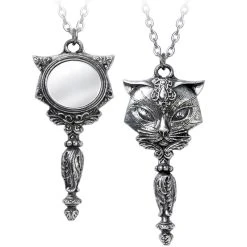 ALCHEMY GOTHIC Pendentif 'Sacred Cat Vanitas' 7 ALCHEMY GOTHIC Pendentif 'Sacred Cat Vanitas' -ALCHEMY GOTHIC shop pendentif sacred cat vanitas 1 2