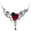 ALCHEMY GOTHIC Pendentif 'The Blood Rose Heart' 2 ALCHEMY GOTHIC Pendentif 'The Blood Rose Heart' -ALCHEMY GOTHIC shop pendentif the blood rose heart