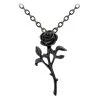 ALCHEMY GOTHIC Pendentif 'The Romance Of The Black Rose' -ALCHEMY GOTHIC shop pendentif the romance of the black rose