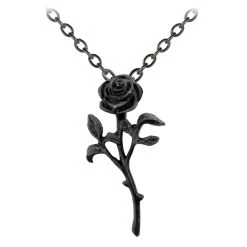 ALCHEMY GOTHIC Pendentif 'The Romance Of The Black Rose'