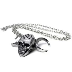 ALCHEMY GOTHIC Pendentif 'Truinity Skull' 5 ALCHEMY GOTHIC Pendentif 'Truinity Skull' -ALCHEMY GOTHIC shop pendentif truinity skull 1