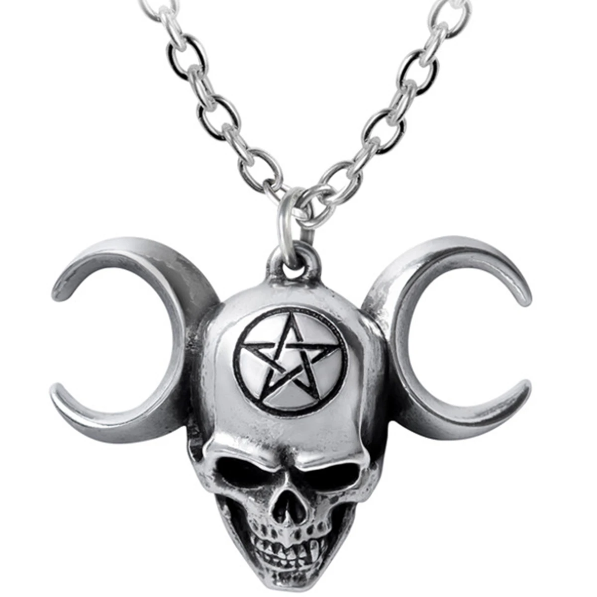 ALCHEMY GOTHIC Pendentif 'Truinity Skull' 3 ALCHEMY GOTHIC Pendentif 'Truinity Skull'
