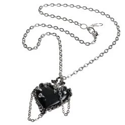 ALCHEMY GOTHIC Pendentif 'Witch Heart' -ALCHEMY GOTHIC shop pendentif witch heart 1 2