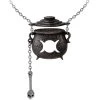 ALCHEMY GOTHIC Pendentif 'Witches Cauldron' -ALCHEMY GOTHIC shop pendentif witches cauldron