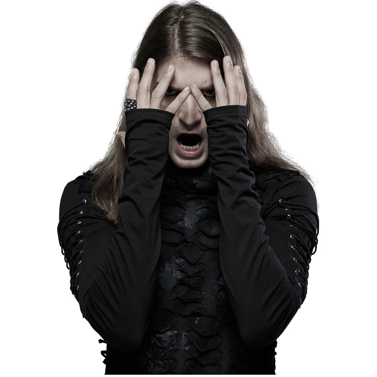 PUNK RAVE Polo à Capuche Et Manches Longues 'Destruction Unit'... 11 PUNK RAVE Polo à Capuche Et Manches Longues 'Destruction Unit'... – Image 9