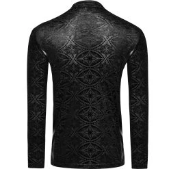 PUNK RAVE Polo à Manches Longues 'Romantic Goth' Noir -ALCHEMY GOTHIC shop polo a manches longues romantic goth noir 7