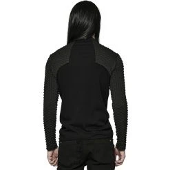 PUNK RAVE Polo 'Gesimund' Noir -ALCHEMY GOTHIC shop polo gesimund noir 2