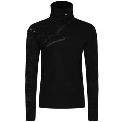 PUNK RAVE Polo Manches Longues 'Black Plague' Noir -ALCHEMY GOTHIC shop polo manches longues black plague noir 5