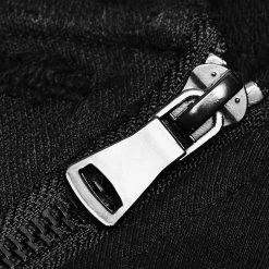 PUNK RAVE Polo Manches Longues 'Black Plague' Noir -ALCHEMY GOTHIC shop polo manches longues black plague noir 8