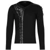 PUNK RAVE Polo Manches Longues 'Dark Devil' Noir -ALCHEMY GOTHIC shop polo manches longues dark devil noir