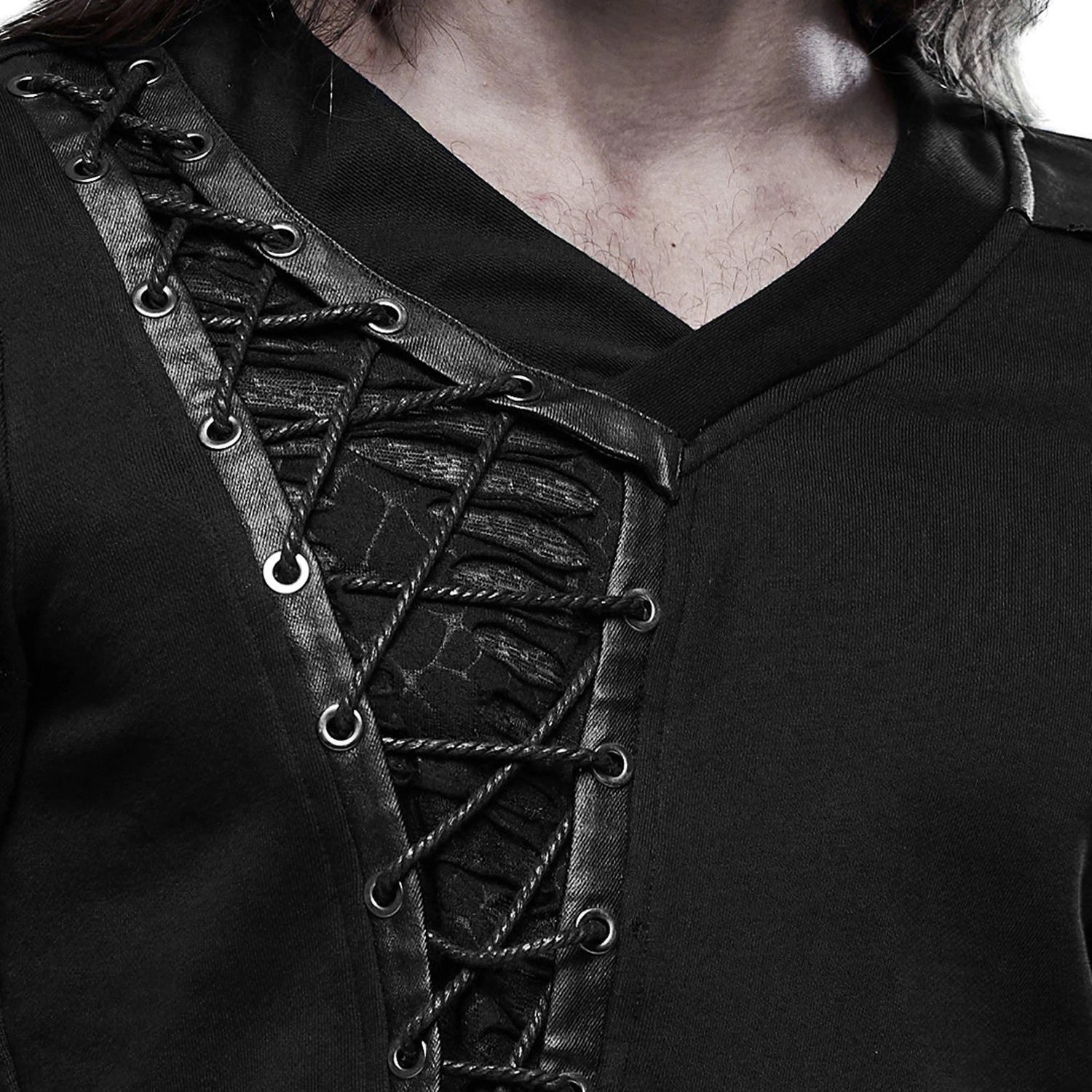 PUNK RAVE Polo Manches Longues 'Dark Devil' Noir 14 PUNK RAVE Polo Manches Longues 'Dark Devil' Noir – Image 12