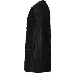 PUNK RAVE Polo Manches Longues 'Goth Broken' Noir -ALCHEMY GOTHIC shop polo manches longues goth broken noir 15