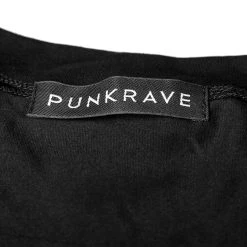 PUNK RAVE Polo Manches Longues 'Ozgoth' Noir -ALCHEMY GOTHIC shop polo manches longues ozgoth noir 10