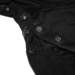 DEVIL FASHION Polo 'Tintagel' Noir -ALCHEMY GOTHIC shop polo tintagel noir 11