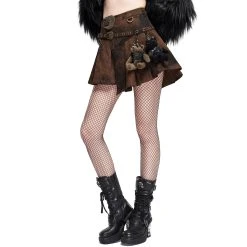 PUNK RAVE Porte-Clés 'Punk Bear' Noir -ALCHEMY GOTHIC shop porte cles punk bear noir 8