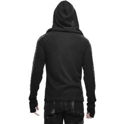 DEVIL FASHION Pull à Capuche 'Altaïr' Noir -ALCHEMY GOTHIC shop pull a capuche altair noir 18