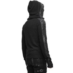 DEVIL FASHION Pull à Capuche 'Altaïr' Noir -ALCHEMY GOTHIC shop pull a capuche altair noir 19